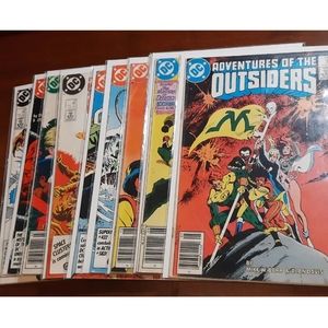Lot of 16 DC Comics Adventured of the Outsiders, Outsiders #0-46 1986-95